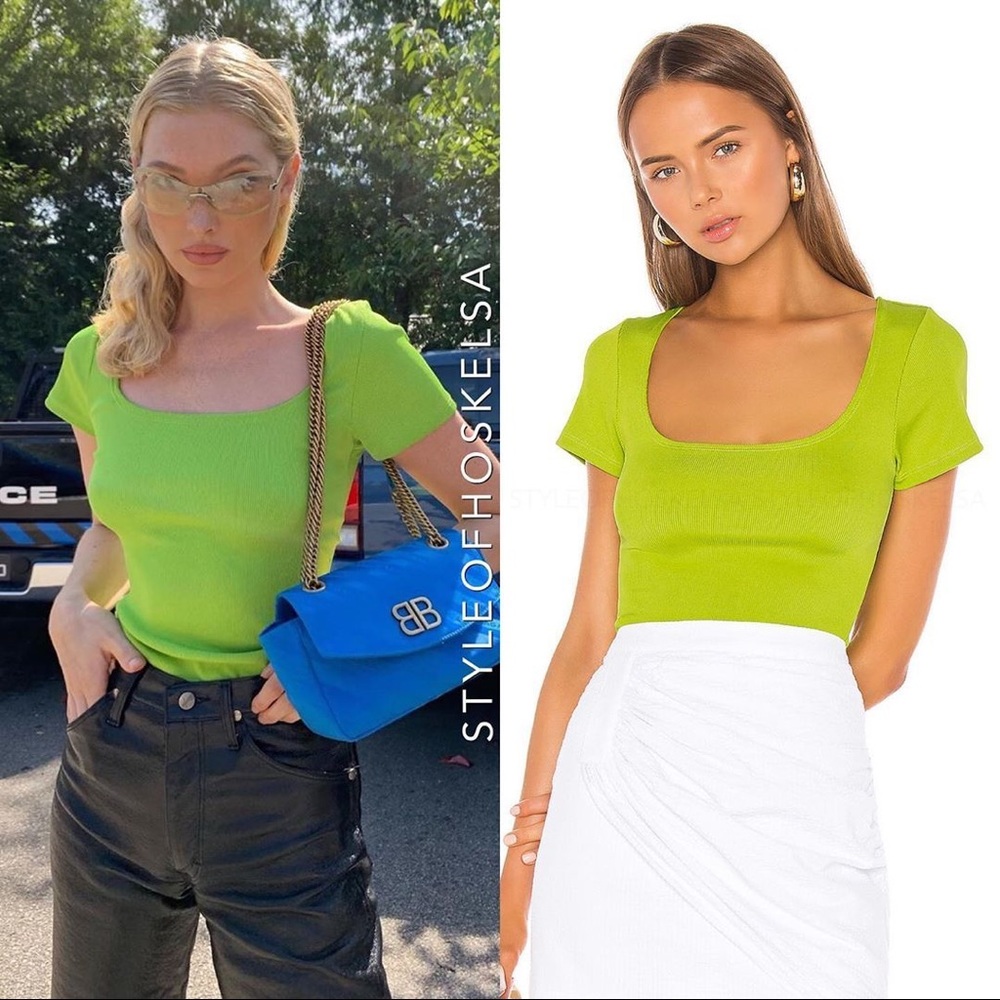 Green Knit Top